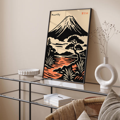 Mount Fuji Poster - Japan Landscape Wall Art