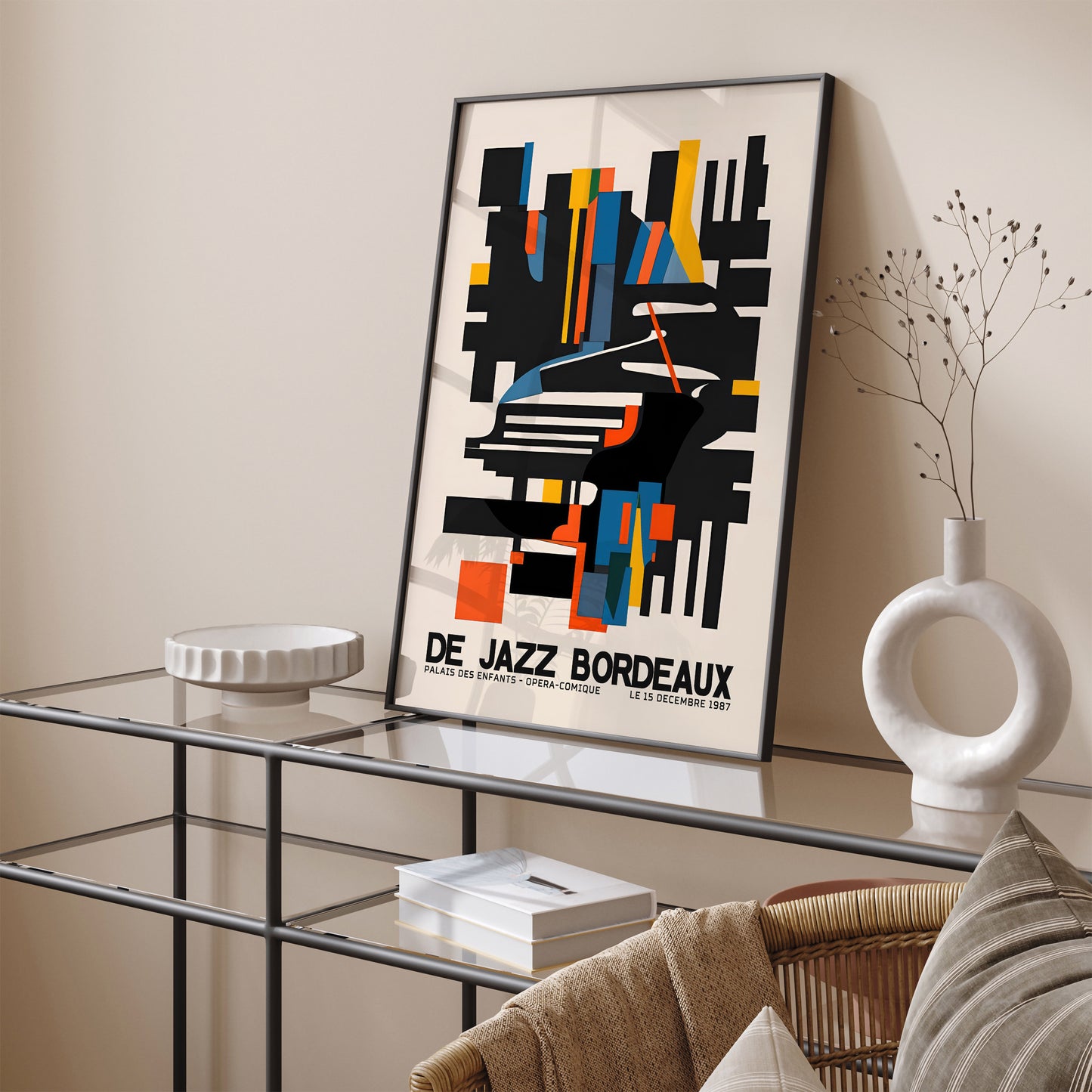 Bordeaux 1987 Jazz Festival Poster