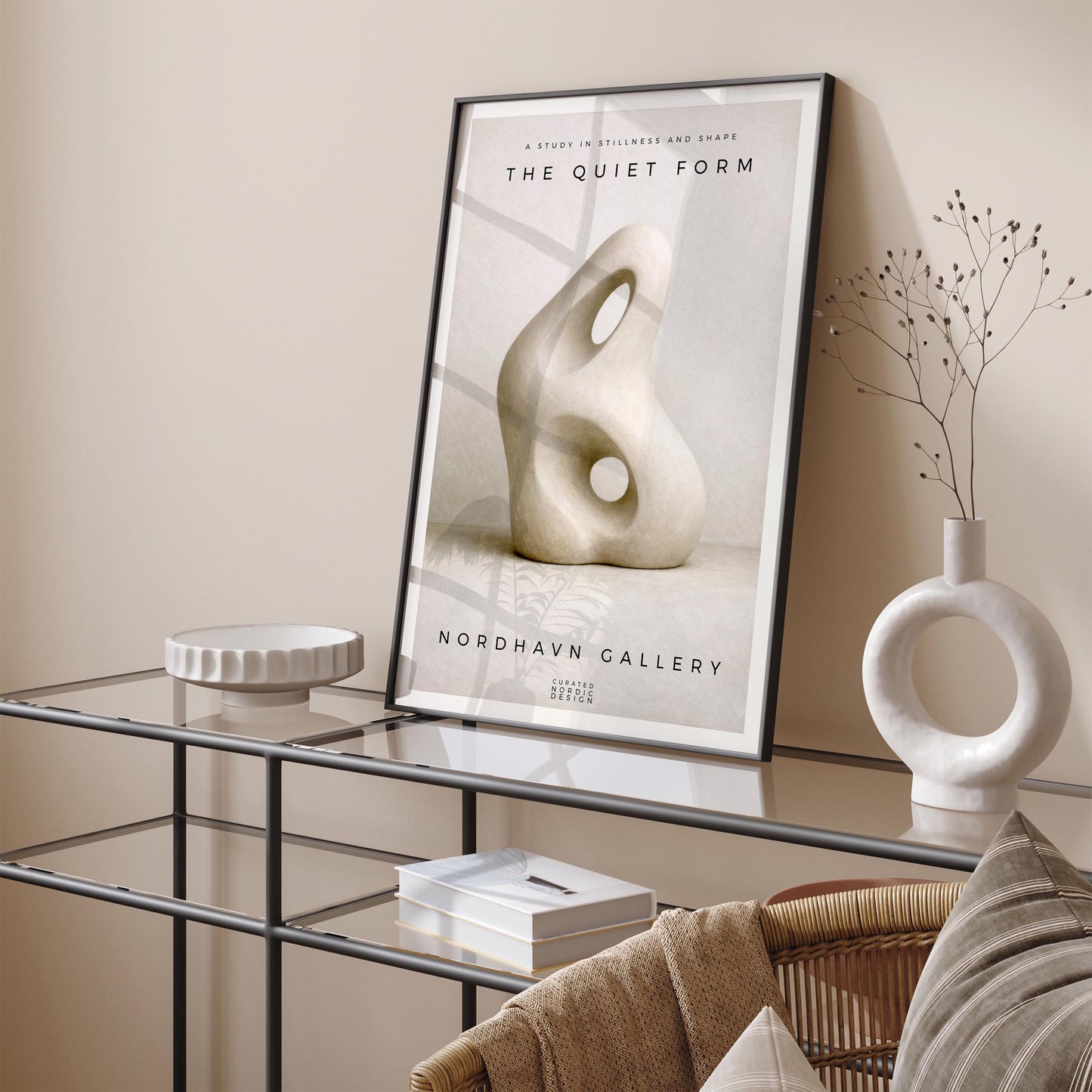 The Quiet Form Nordic Exhibition Poster