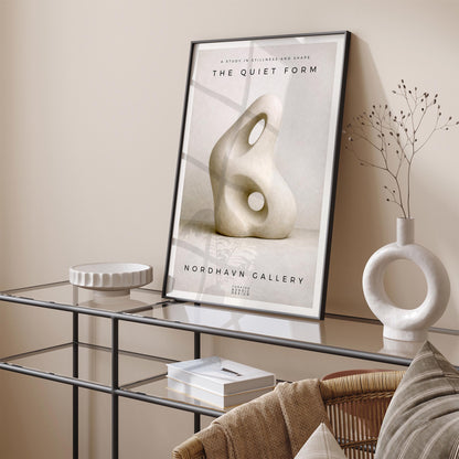 The Quiet Form Nordic Exhibition Poster