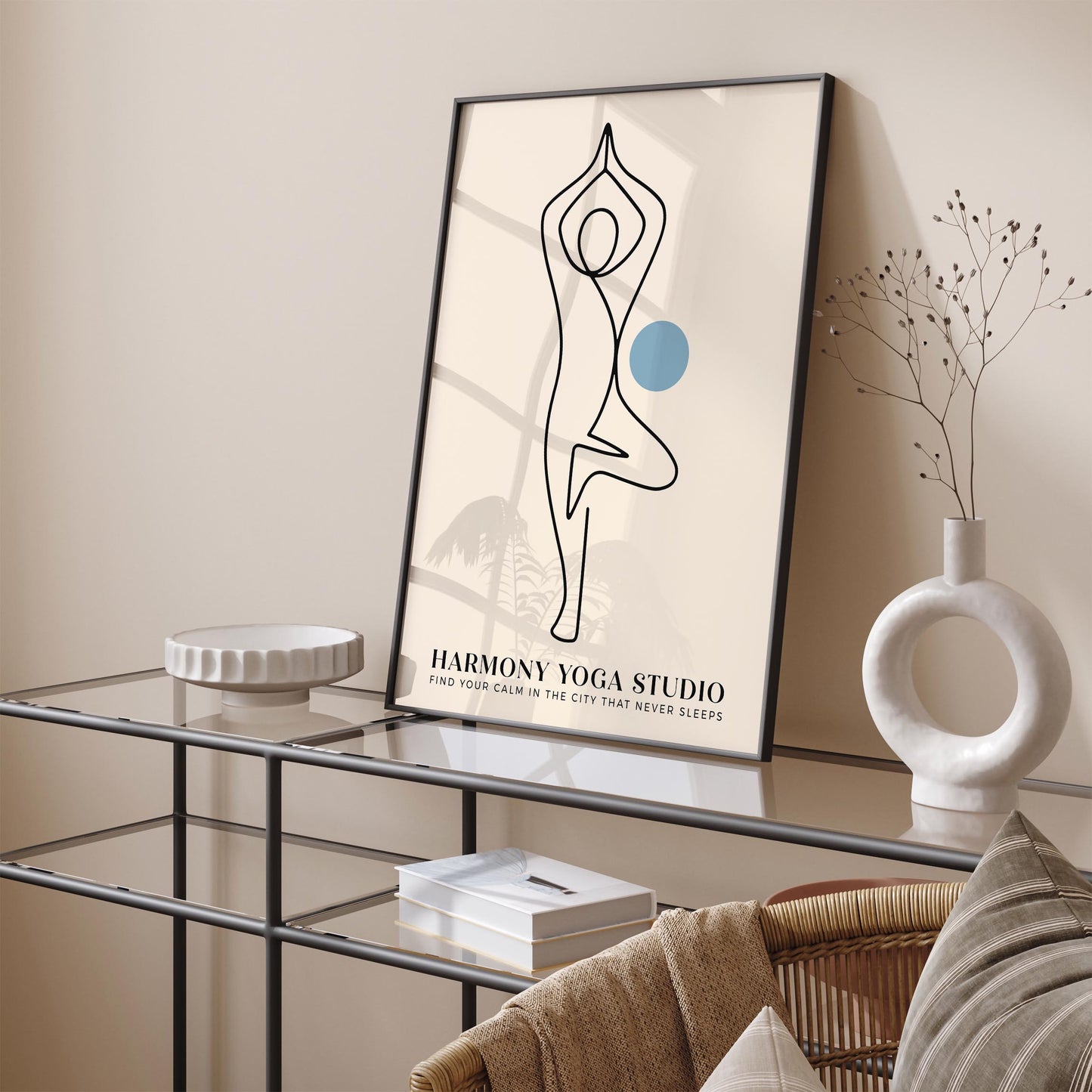 Yoga Wall Art Print – Yoga Lover Gift Idea Decor