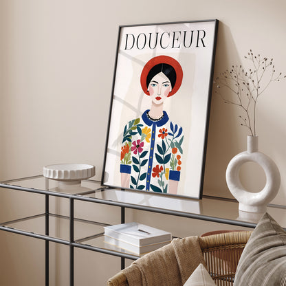 Douceur French Fashion Poster