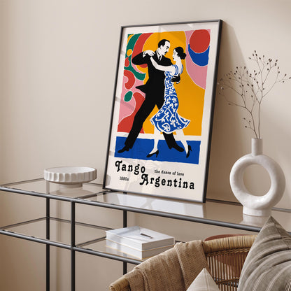 Tango Argentina Dance Wall Art Print 2026