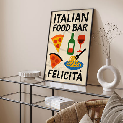 Felicita Italian Food Bar Art Print
