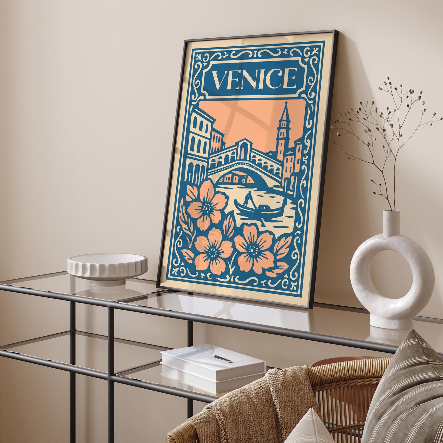 Venice Italy Travel Poster