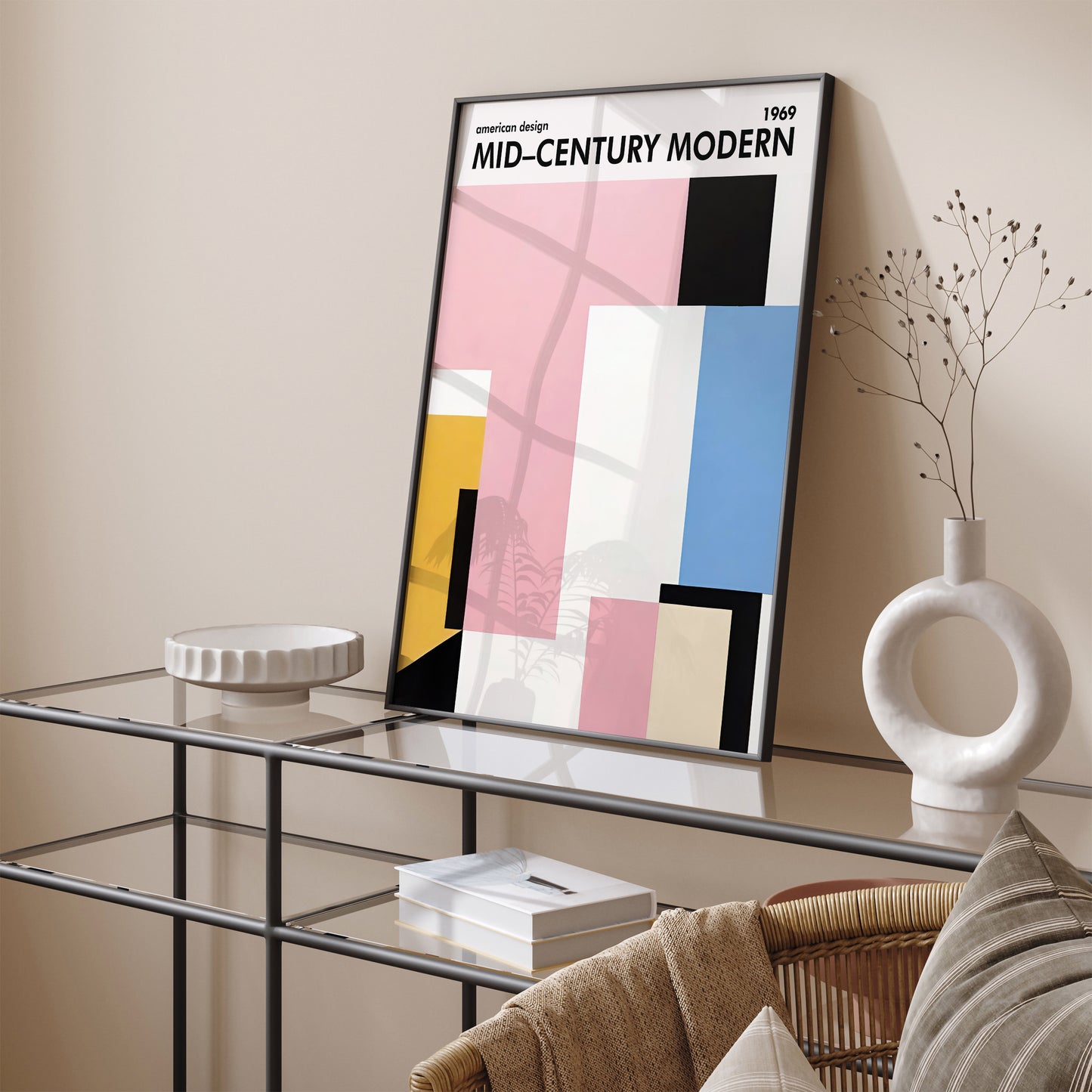 Mid Century Modern American Design Art Print