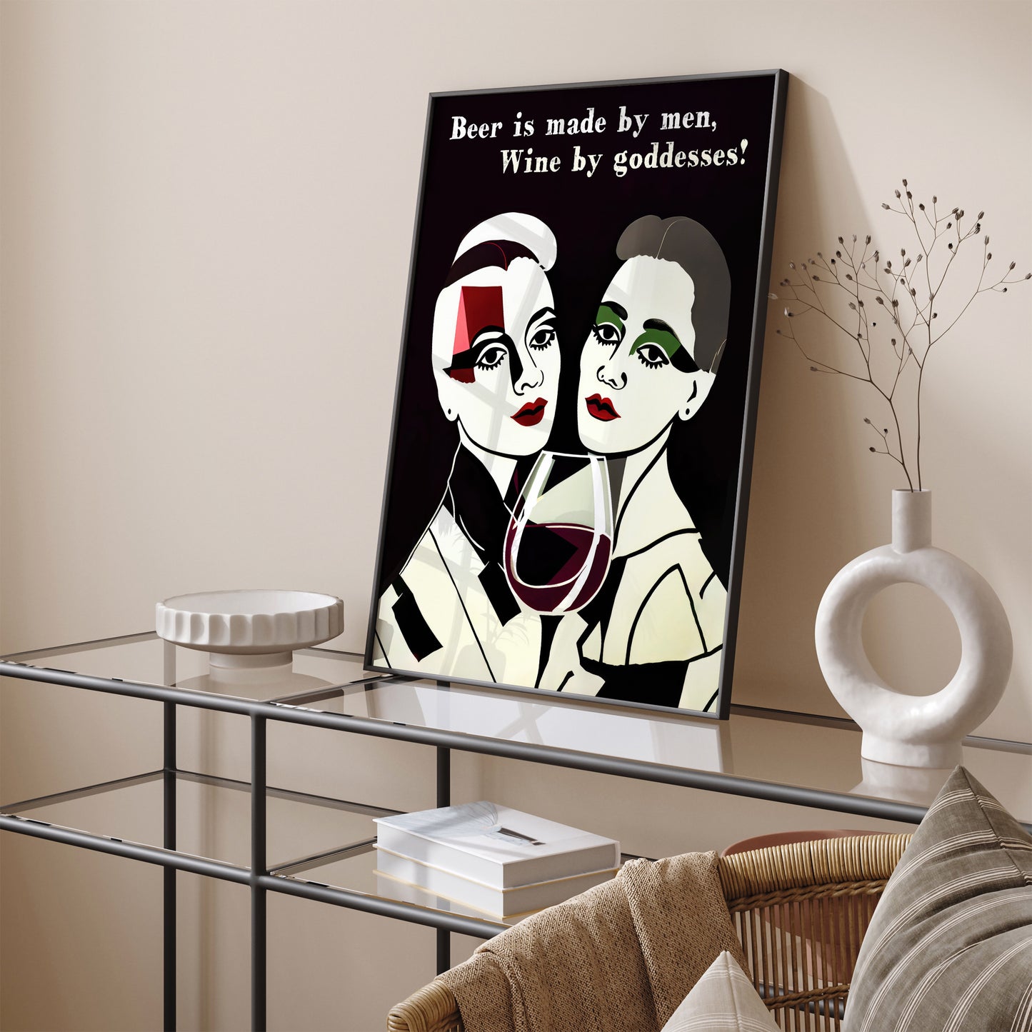 Wine Goddesses Poster - Wine Nerd Gift