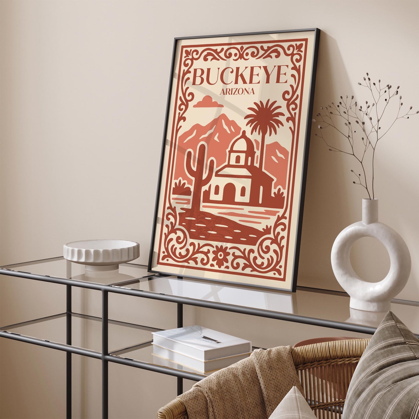 Buckeye Arizona Travel Poster