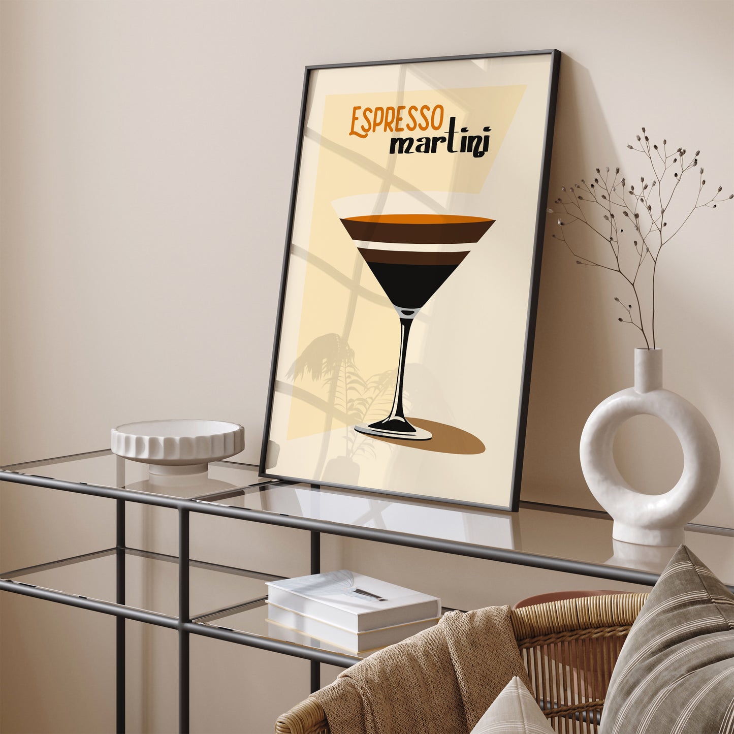 Espresso Martini Vintage Poster