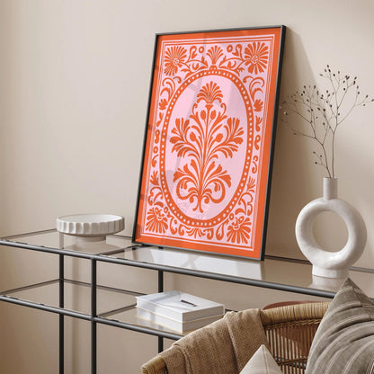 Rococo Floral Ornaments Wall Art