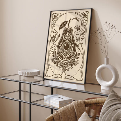 Vintage Avocado Poster
