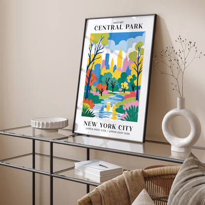 Central Park NYC Travel Art Print