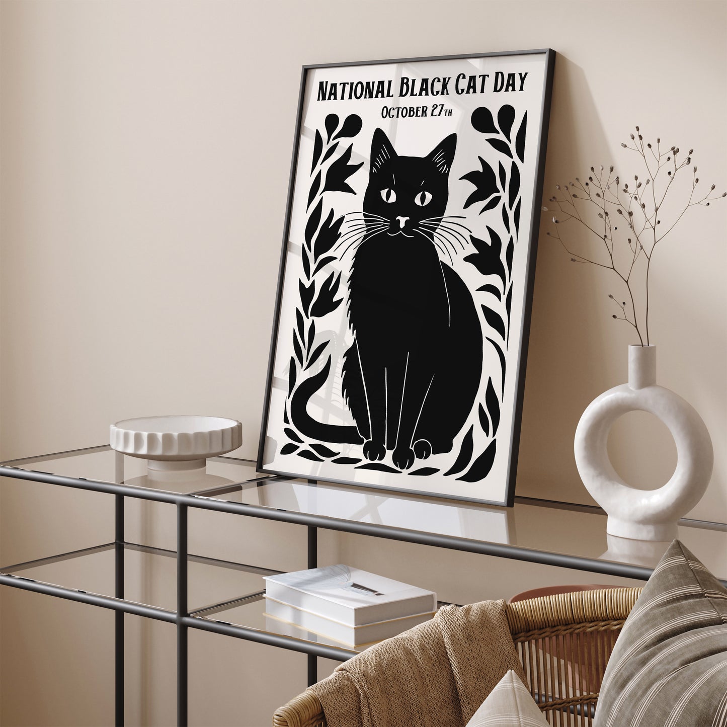 Black Cat Poster