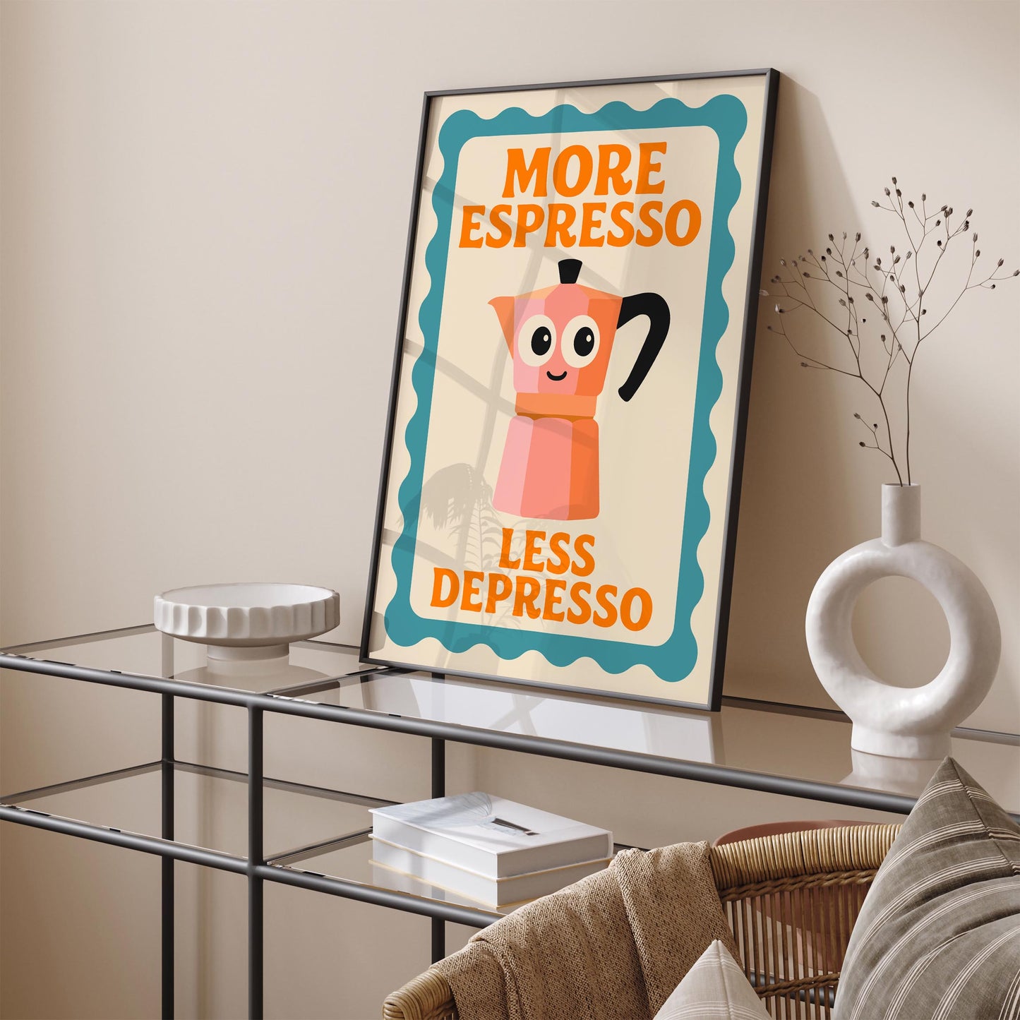 More Espresso Less Depresso Poster