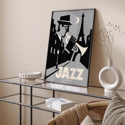 Jazz Paris Music Festival Art Poster