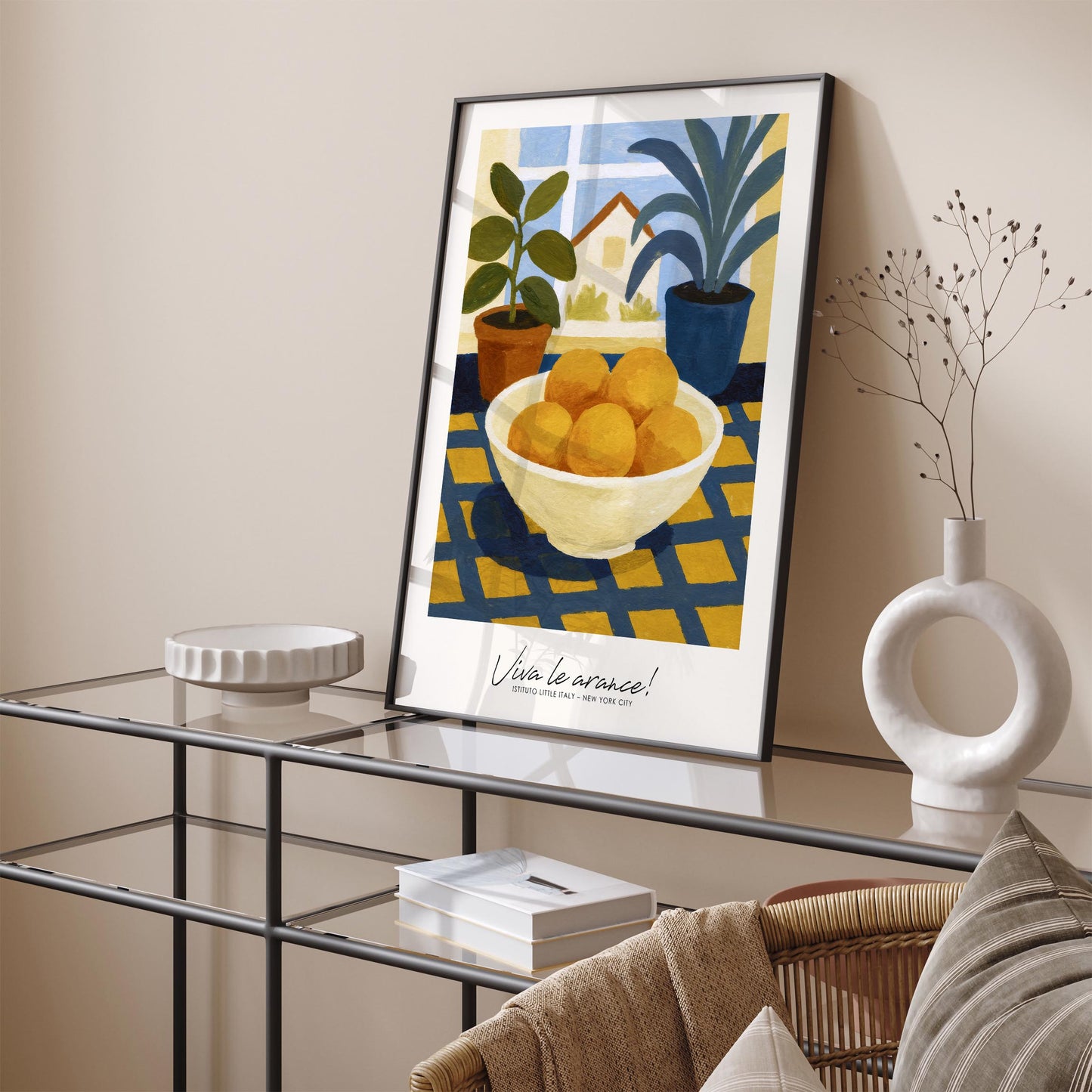 Viva le arance! Poster - Little Italy NYC Wall Art