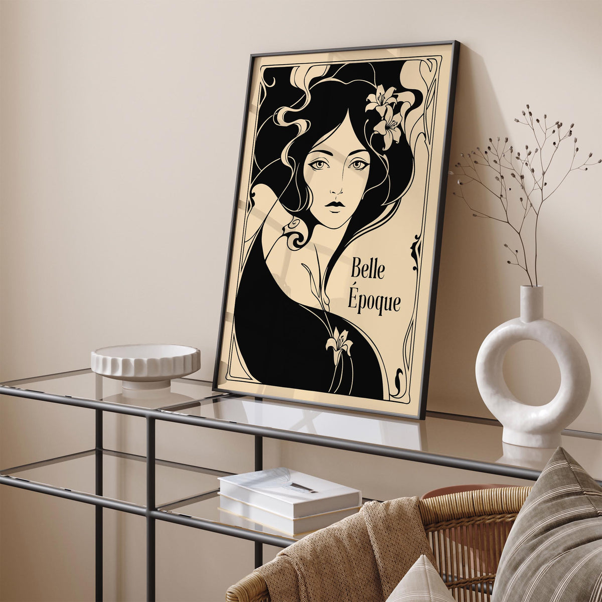 Art Nouveau Woman Poster