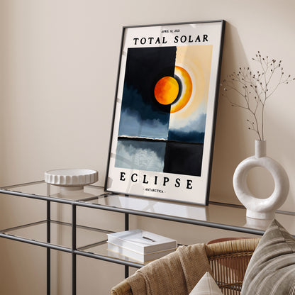 Total Solar Eclipse, Painting Wall Art 2024