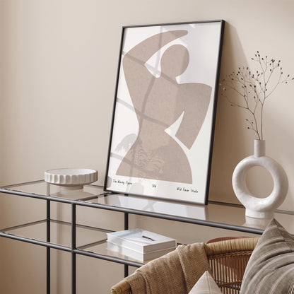 The Waving Figure - Abstract Minimalist Art Print