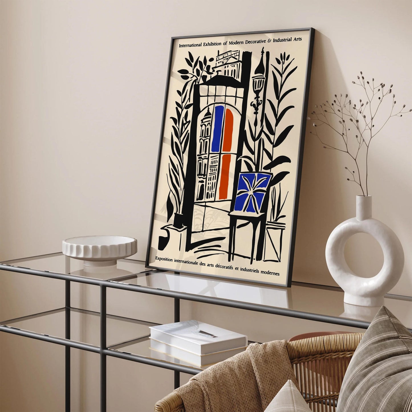 Arts Décoratifs Paris Modern Exhibition Poster