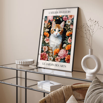 Victorian Cat Art Print