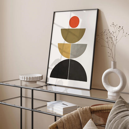 Modern Geometric Art Print - Aesthetic Design