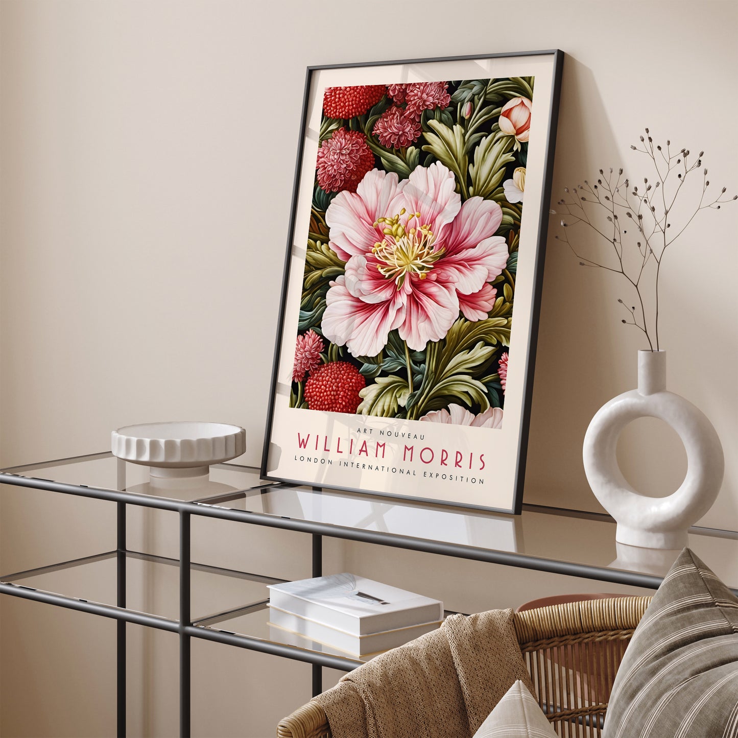 Botanical Bliss: William Morris Floral Wall Decor