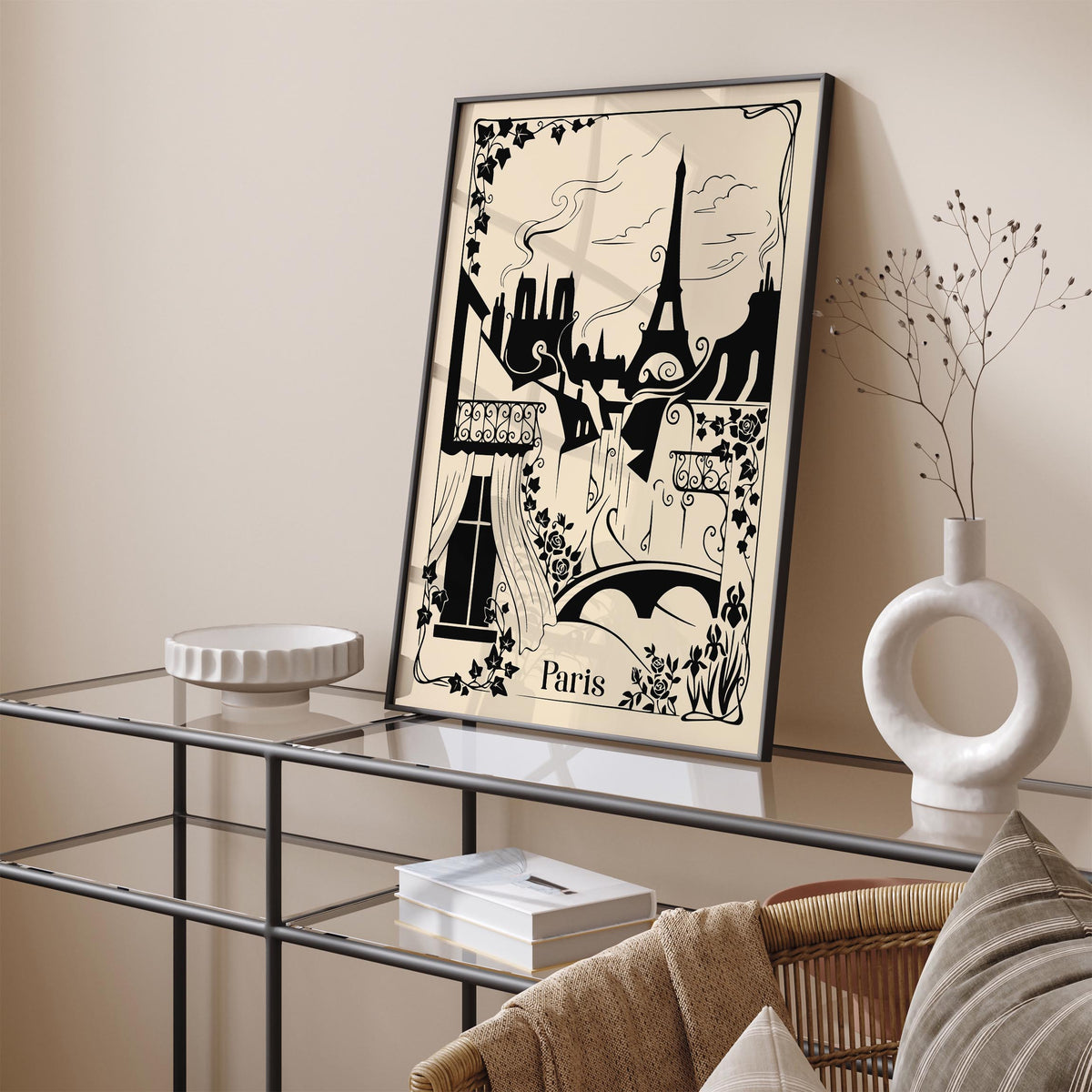 Vintage Paris Sketch Poster