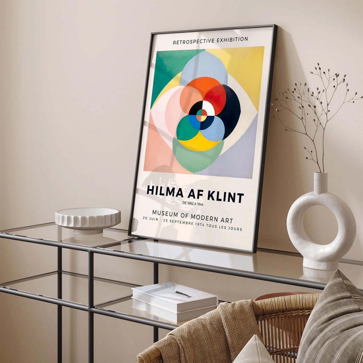 Abstract Hilma Af Klint Inspired Wall Art 2025