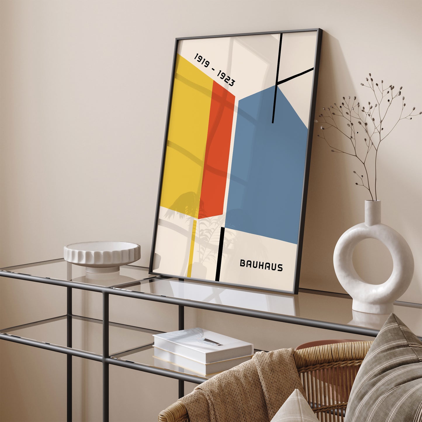 Modern Minimalist Bauhaus Wall Art