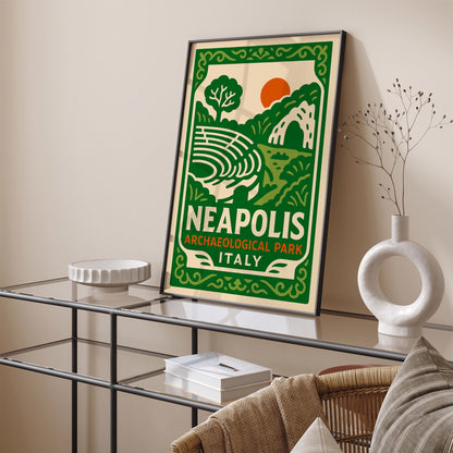 Neapolis Archaeological Park Poster - Sicily Italy Wall Art