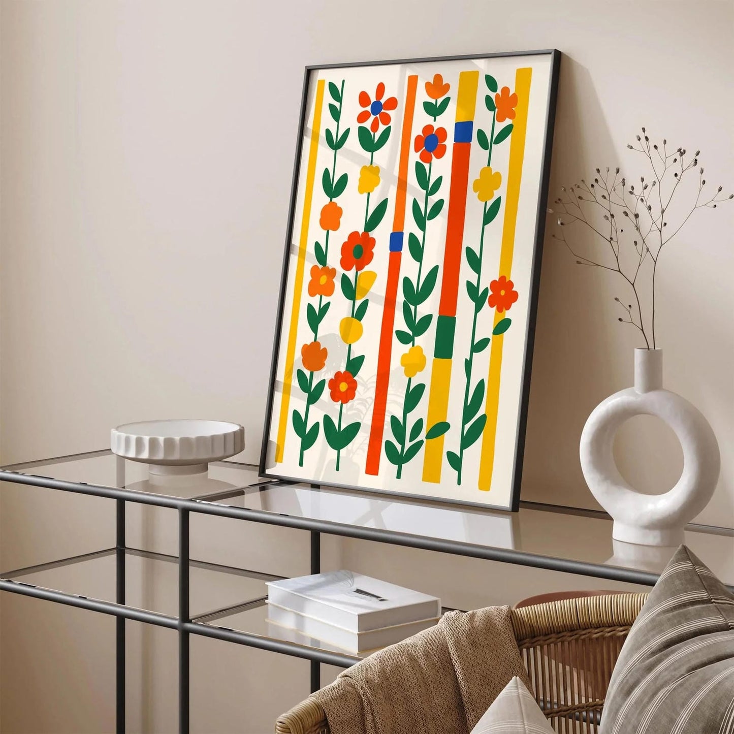 Colorful Abstract Nature Wall Art Print