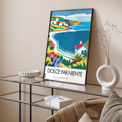 Dolce Far Niente Italian Travel Art Print 2024