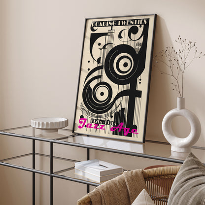 Roaring Twenties Jazz Age Poster