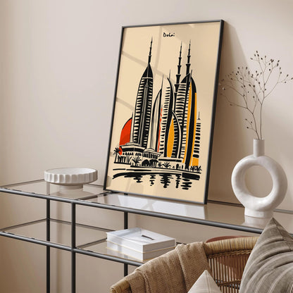 Dubai Architecture Art Print