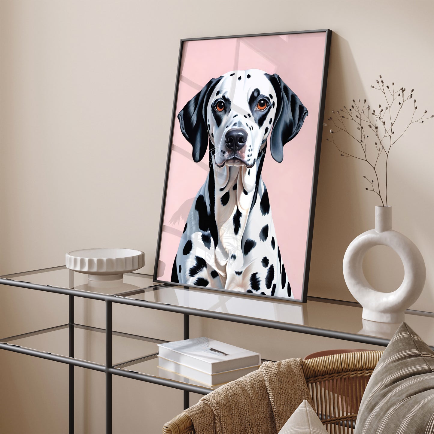 Dalmatian Dog Cute Wall Art