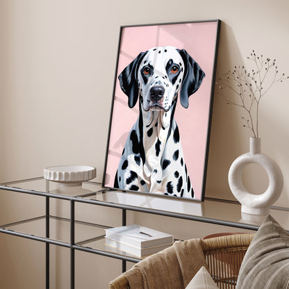 Dalmatian Dog Cute Wall Art