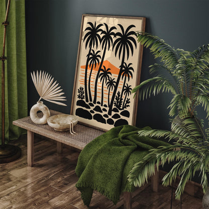 Tropical Landscape Wall Art – Stunning Beach Print