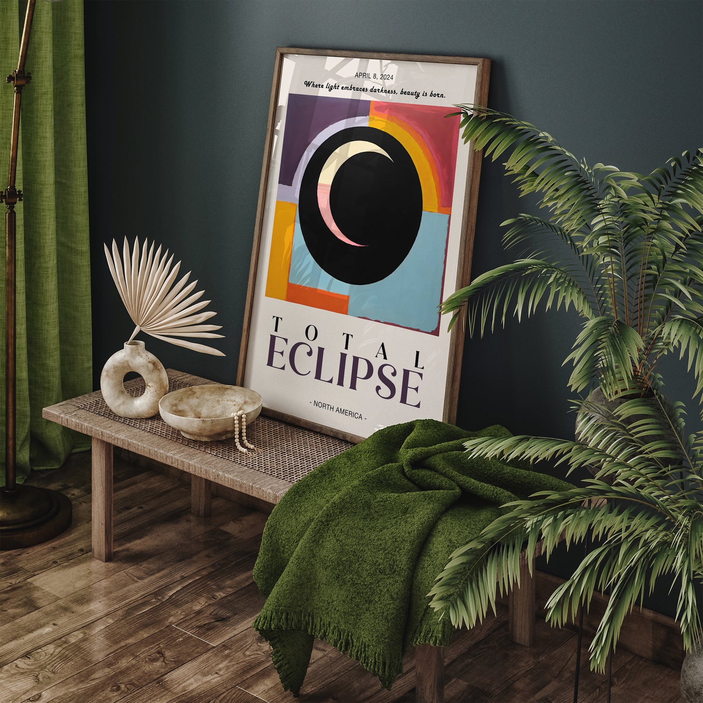 North America Total Eclipse Art Print