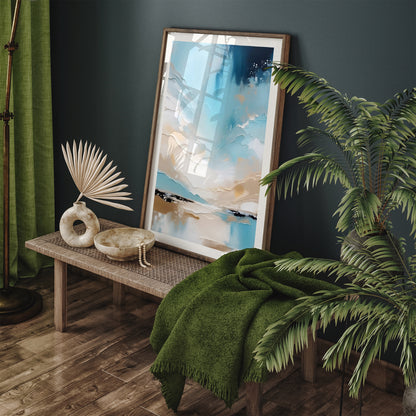 Whimsical Visions: Artistic Abstract Poster for Home