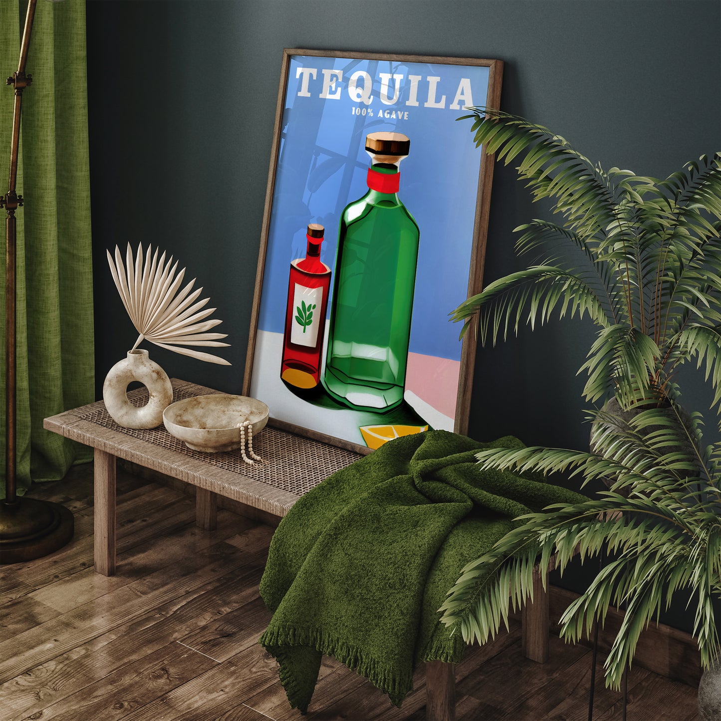 Retro Tequila Advertising Poster