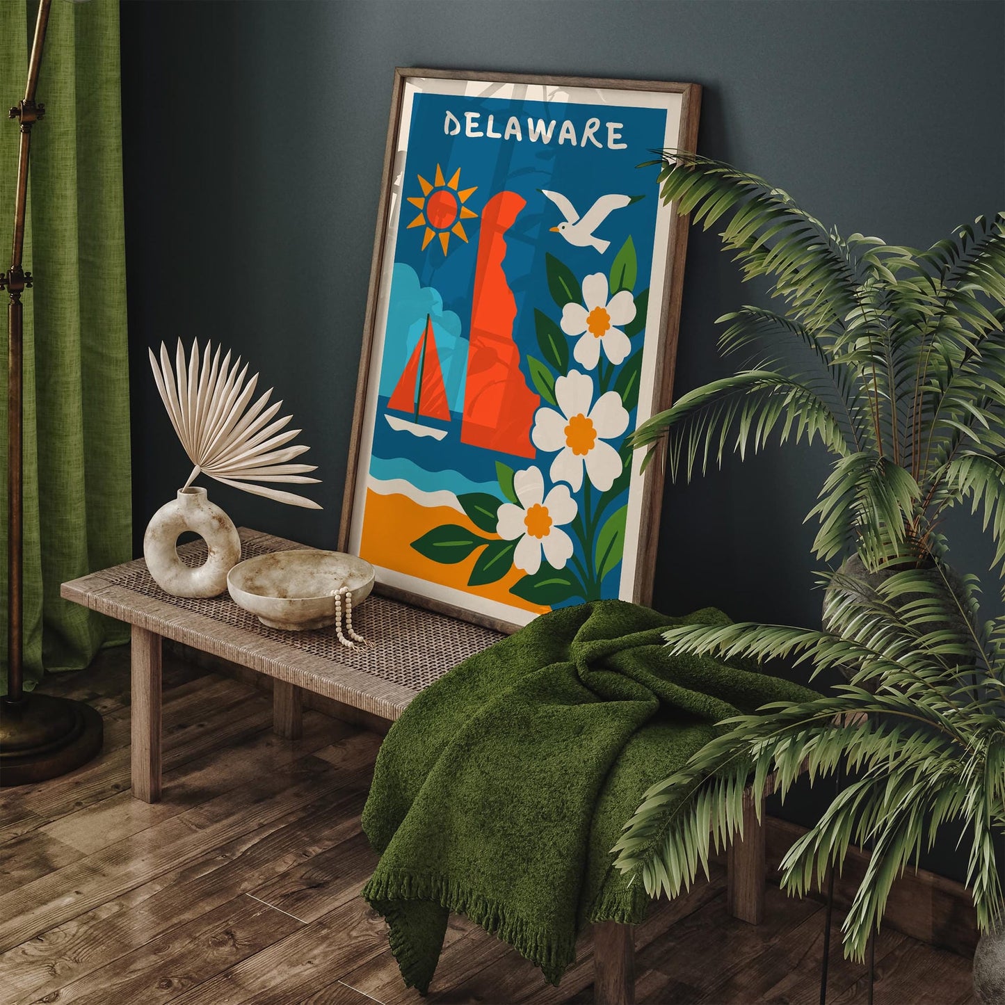 Delaware State Travel Poster