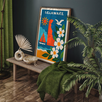 Delaware State Travel Poster