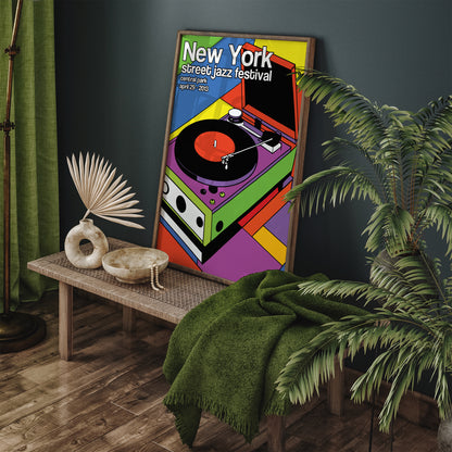 New York Street Jazz Festival Poster