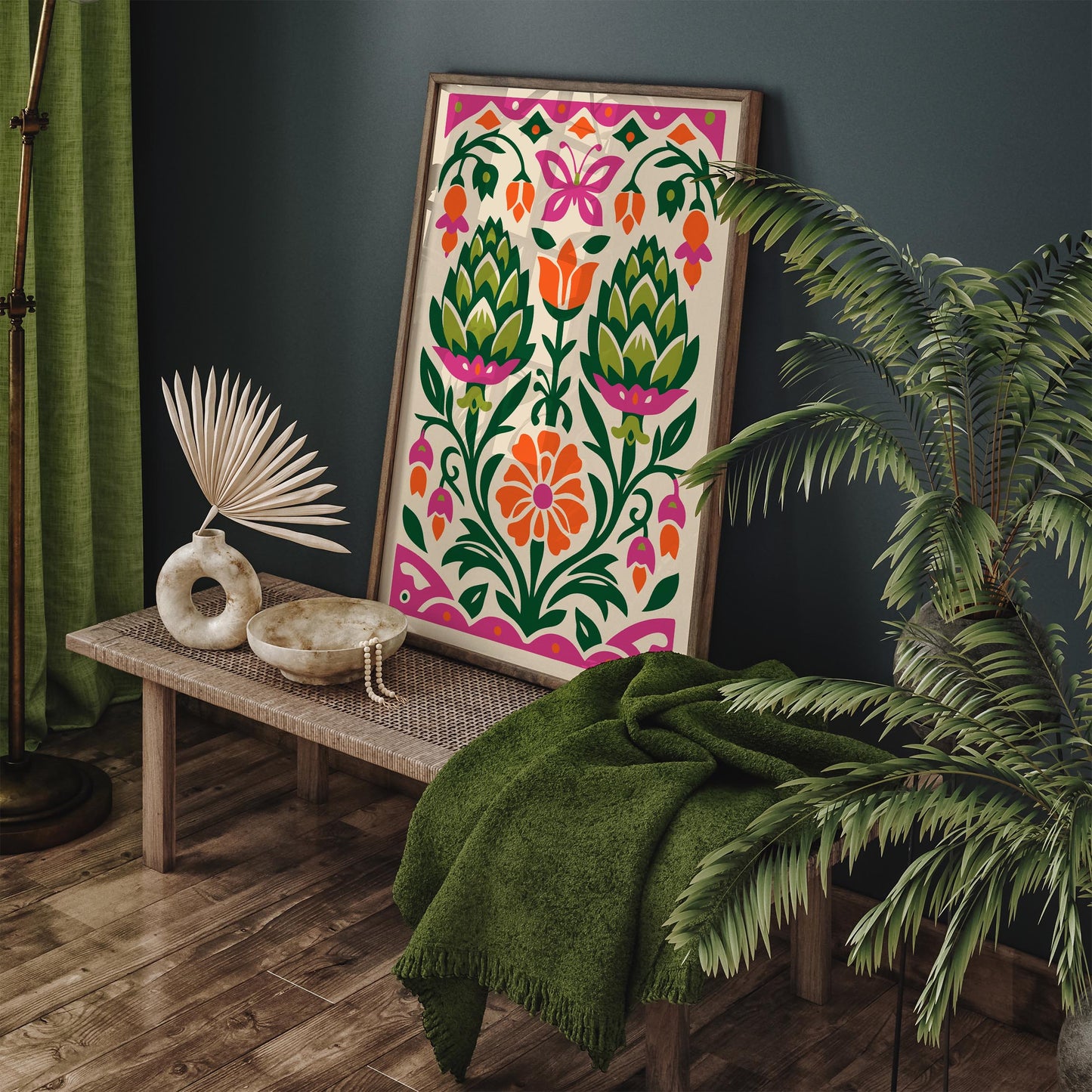Mexican Nature Poster – Colorful Wall Art