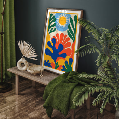 Colorful Cut Outs Nature Poster