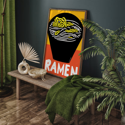 RAMEN Retro Art Print