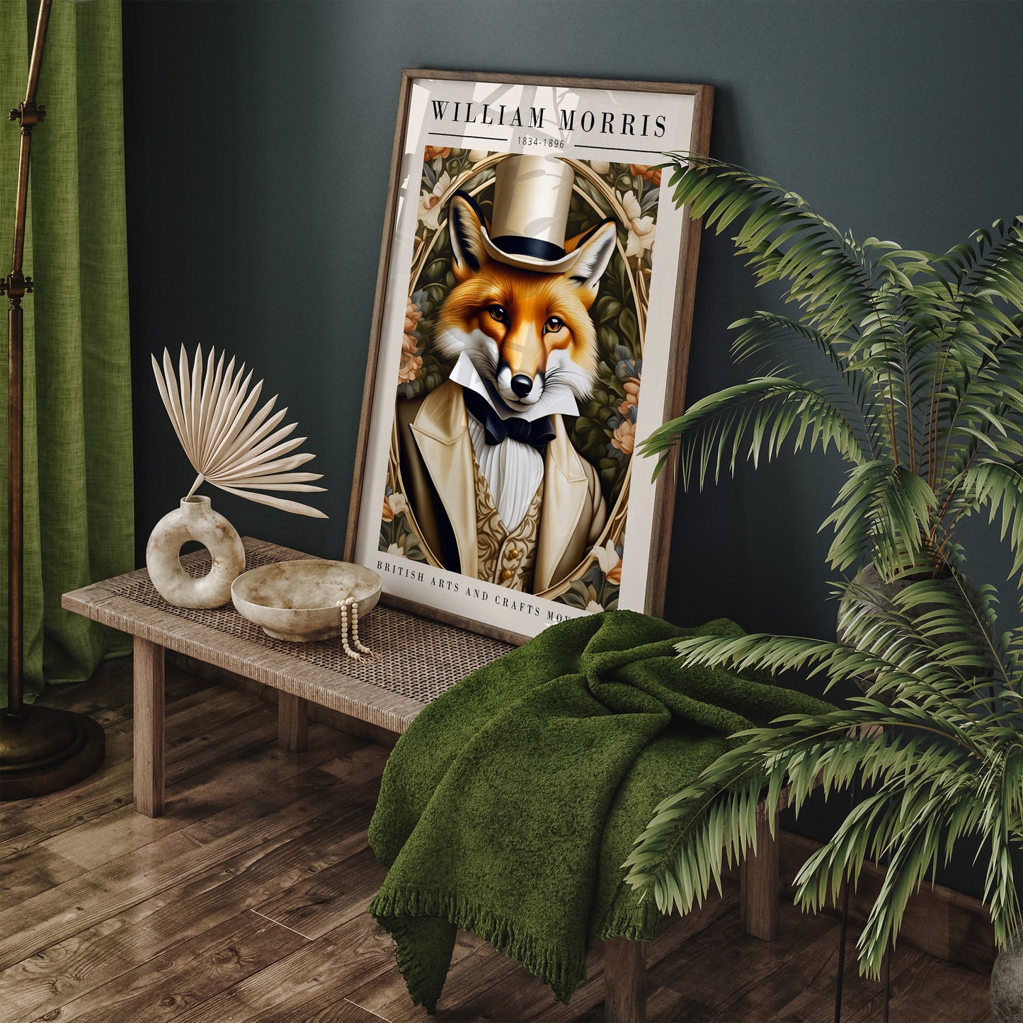 Mr. Fox Elegant Art Print