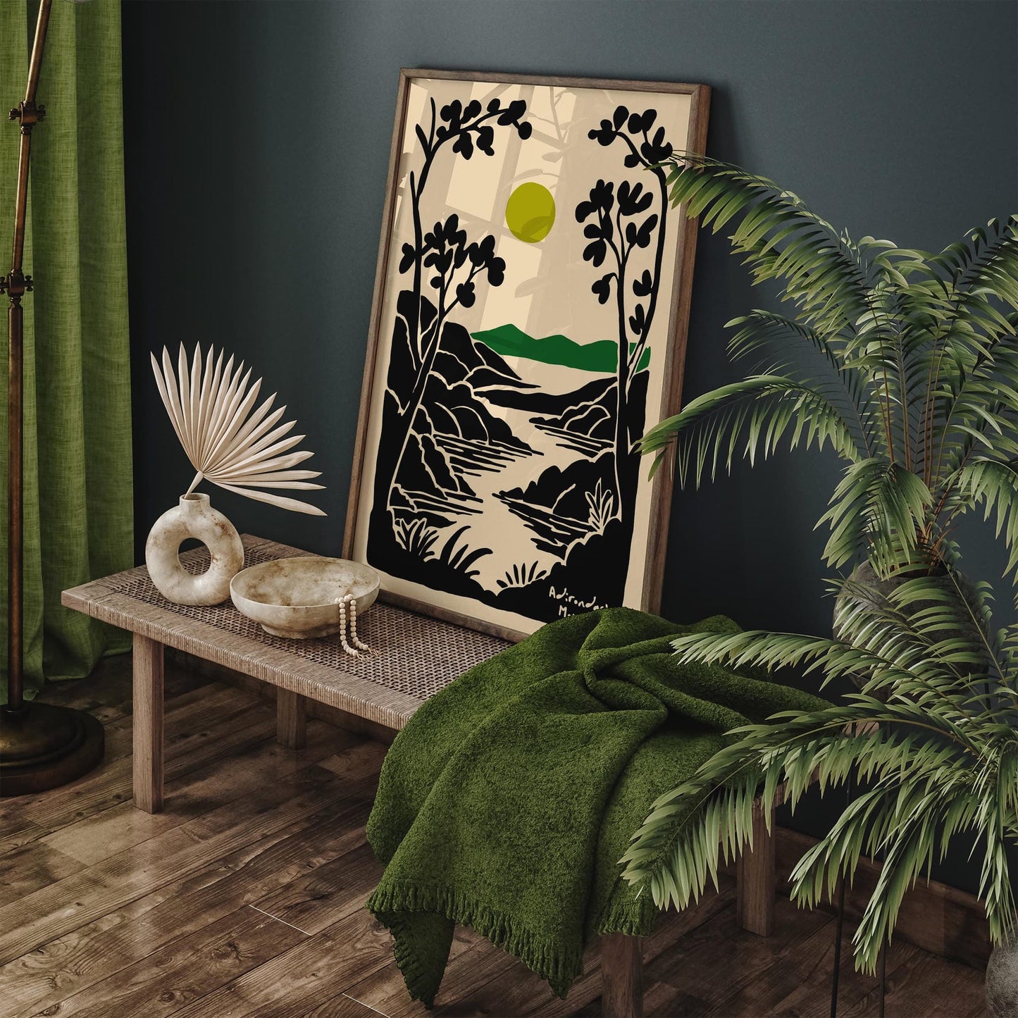 Adirondack Mountains Travel Poster