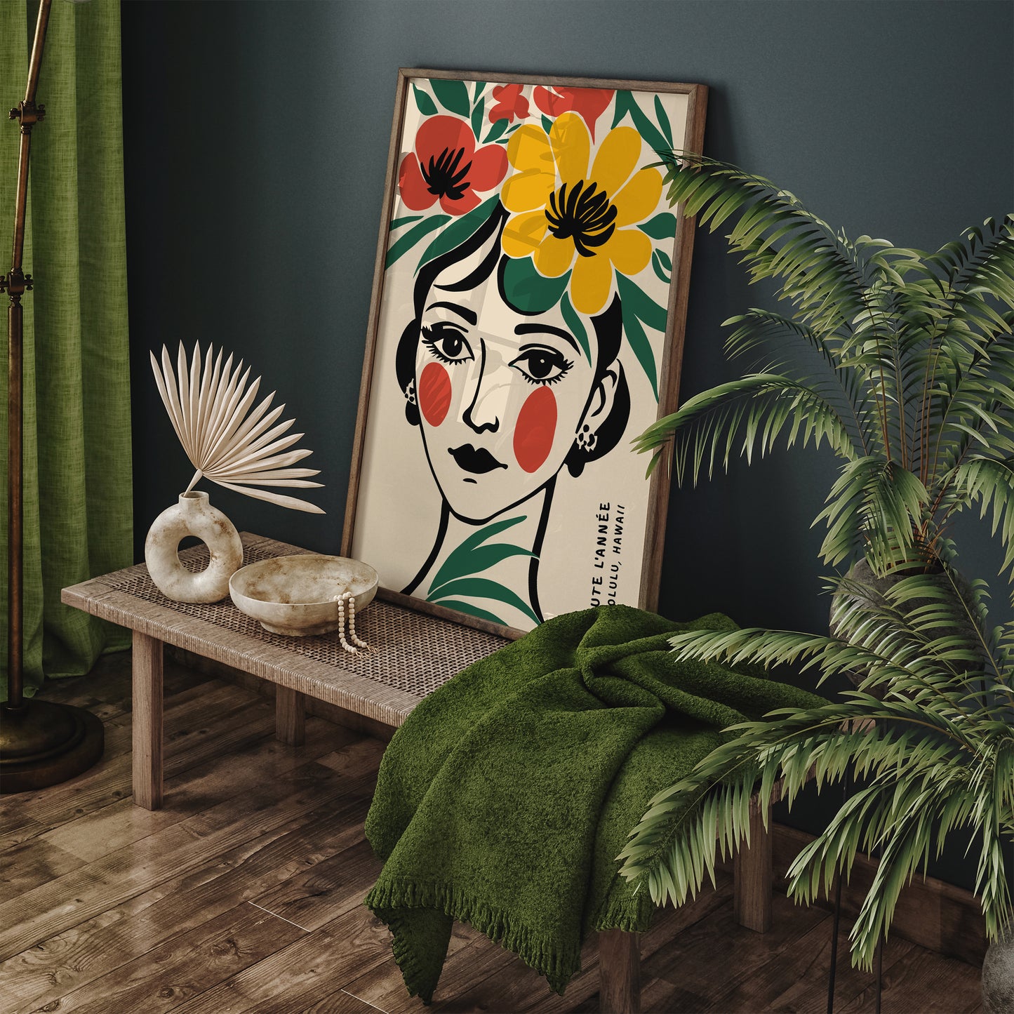 Hawaiian Beauty Poster